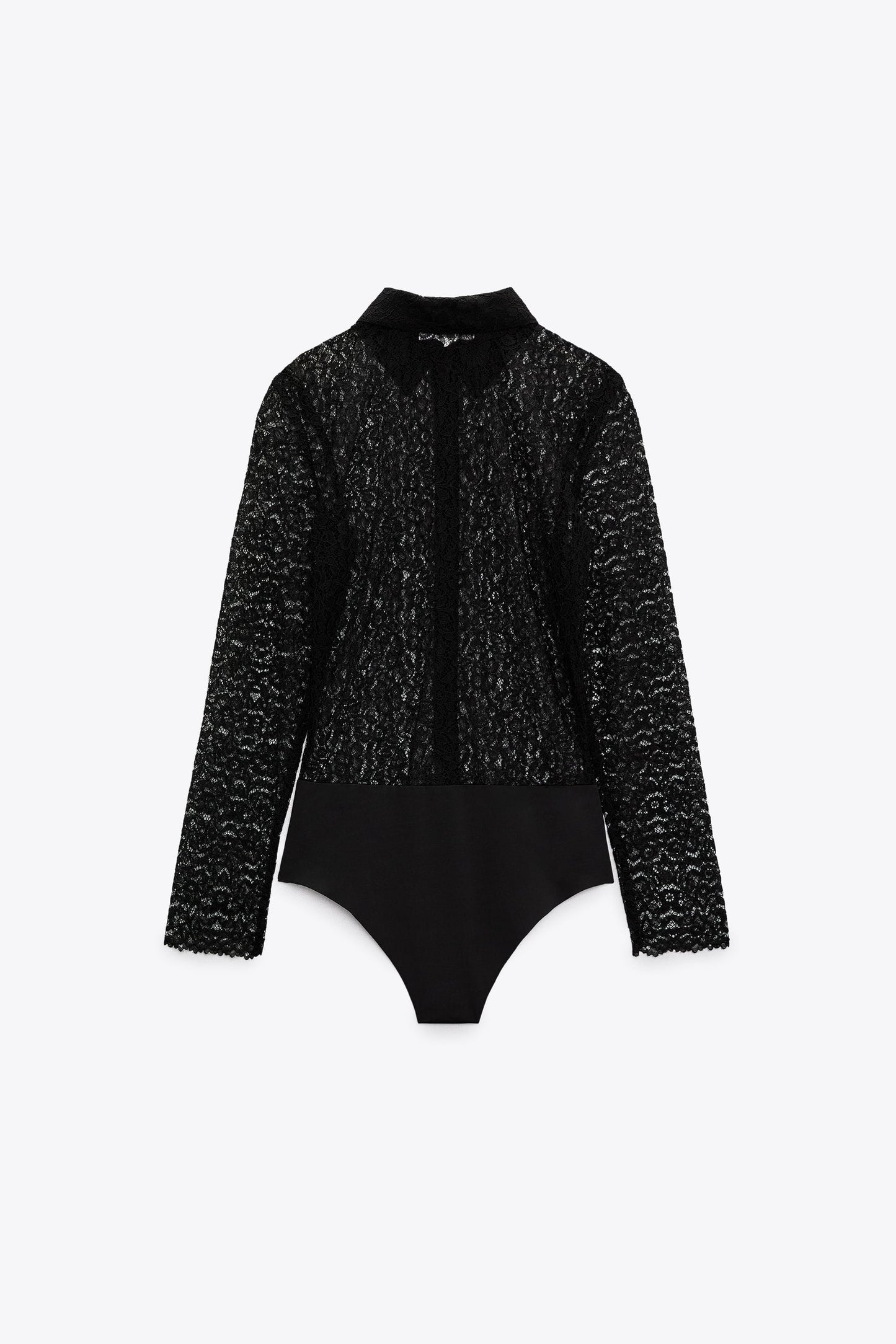 ZARA BLACK LACE BODYSUIT