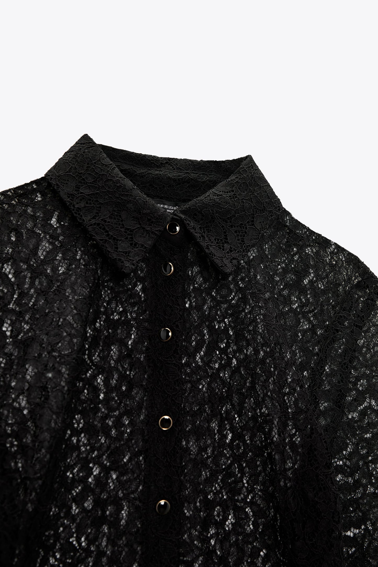 ZARA BLACK LACE BODYSUIT