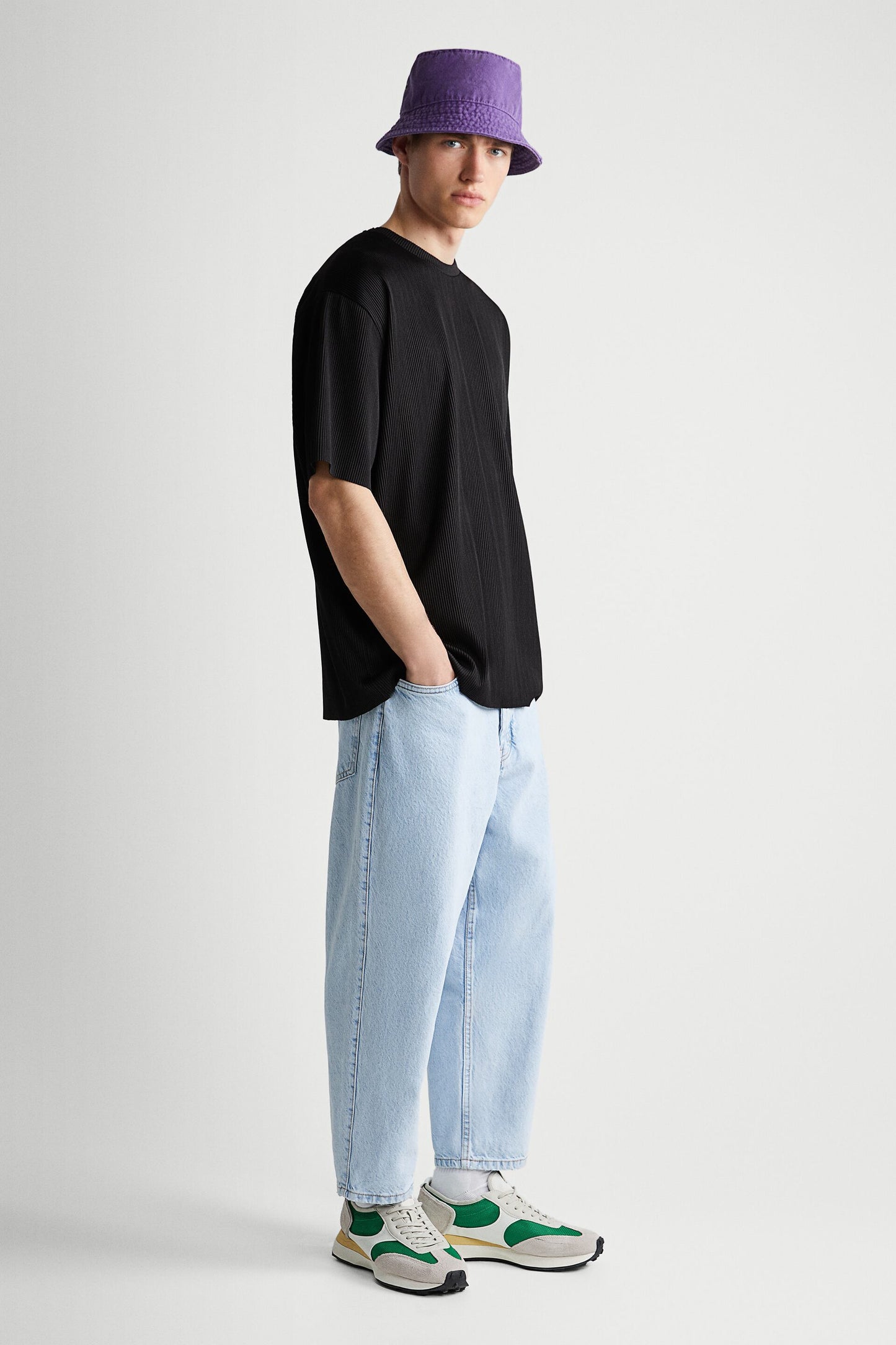 ZARA STRUCTURED OTTOMAN T-SHIRT