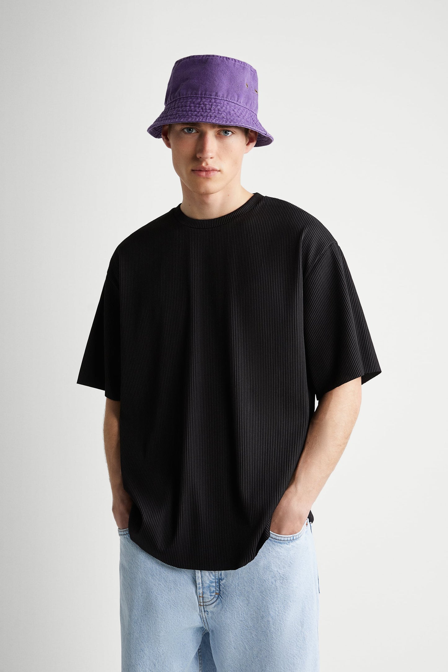 ZARA STRUCTURED OTTOMAN T-SHIRT