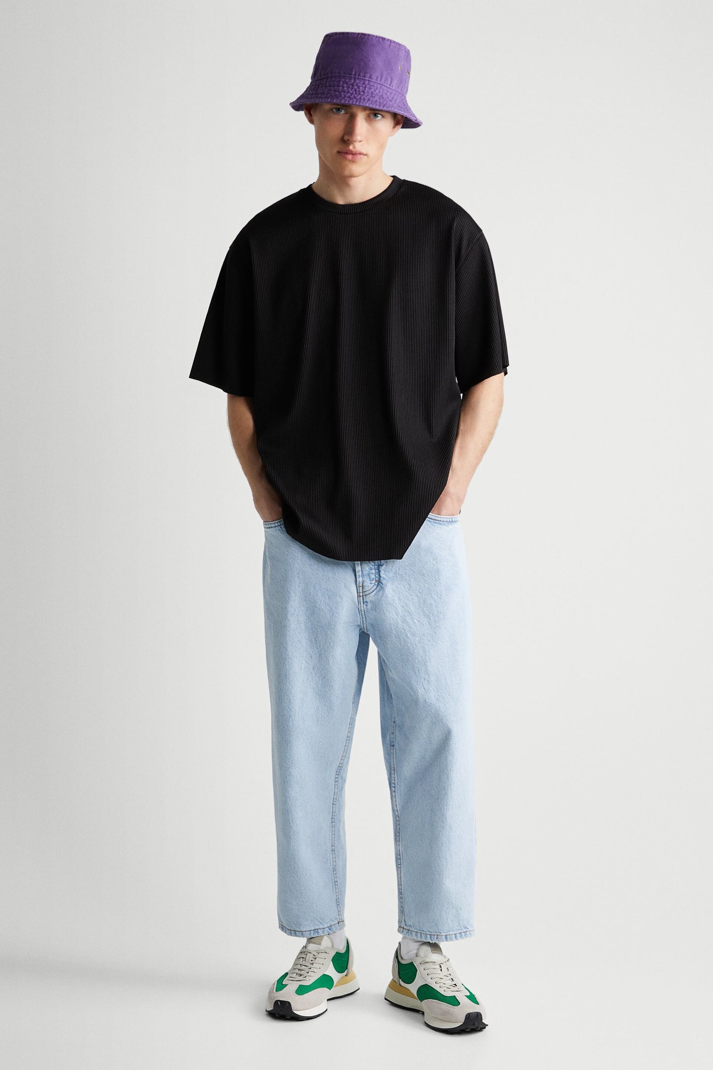 ZARA STRUCTURED OTTOMAN T-SHIRT