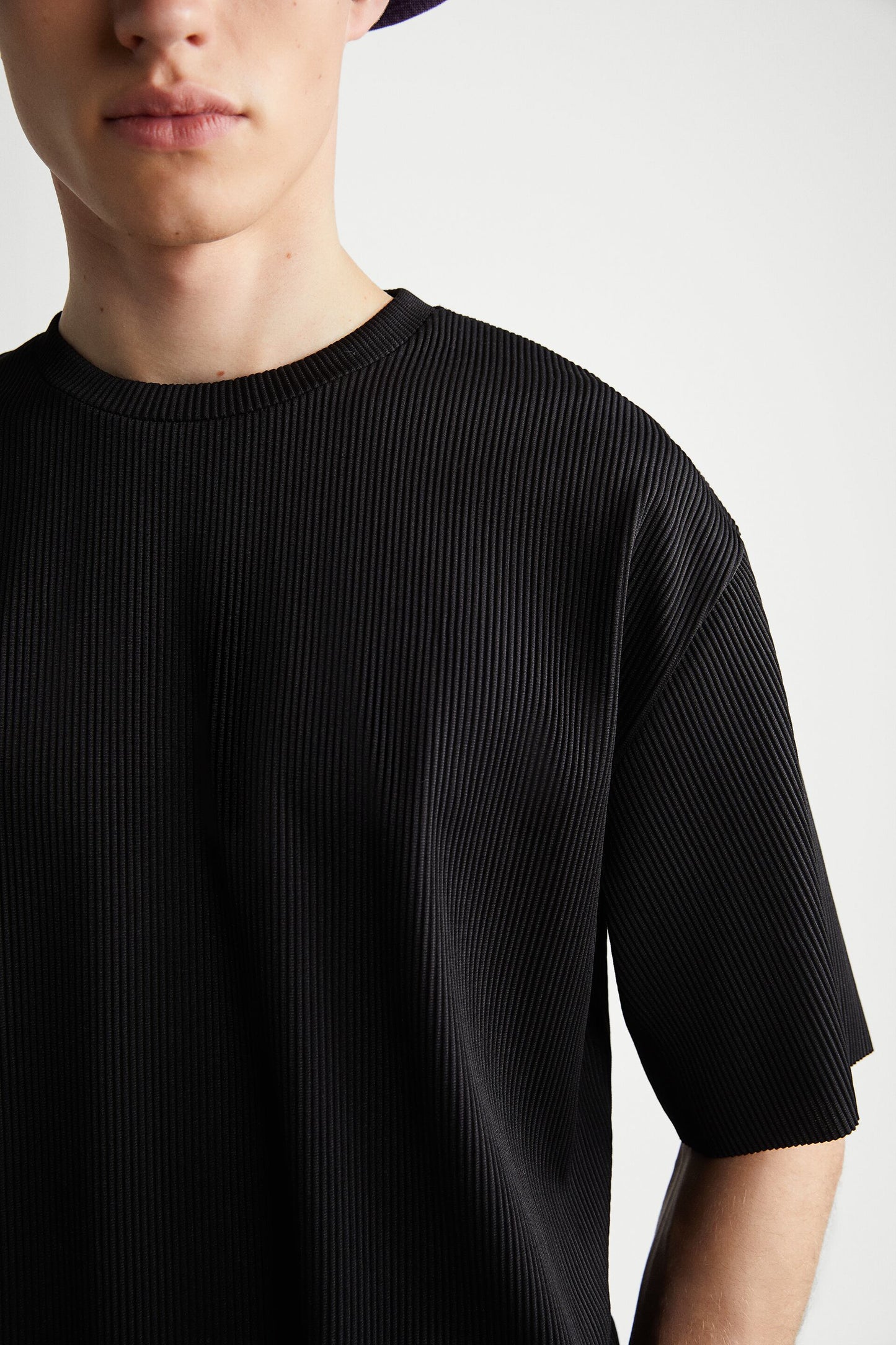 ZARA STRUCTURED OTTOMAN T-SHIRT
