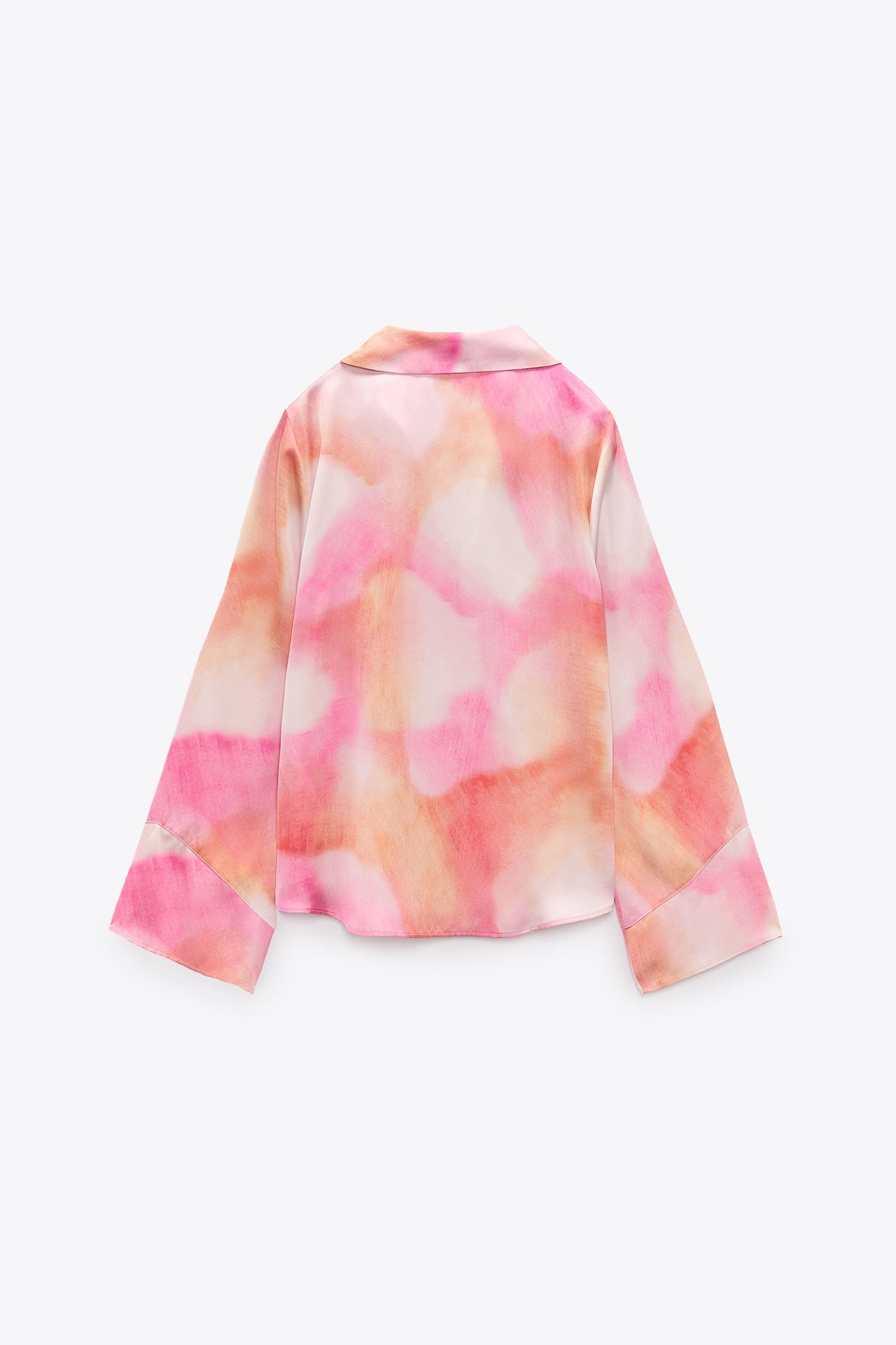 ZARA TIE-DYE PRINT BLOUSE