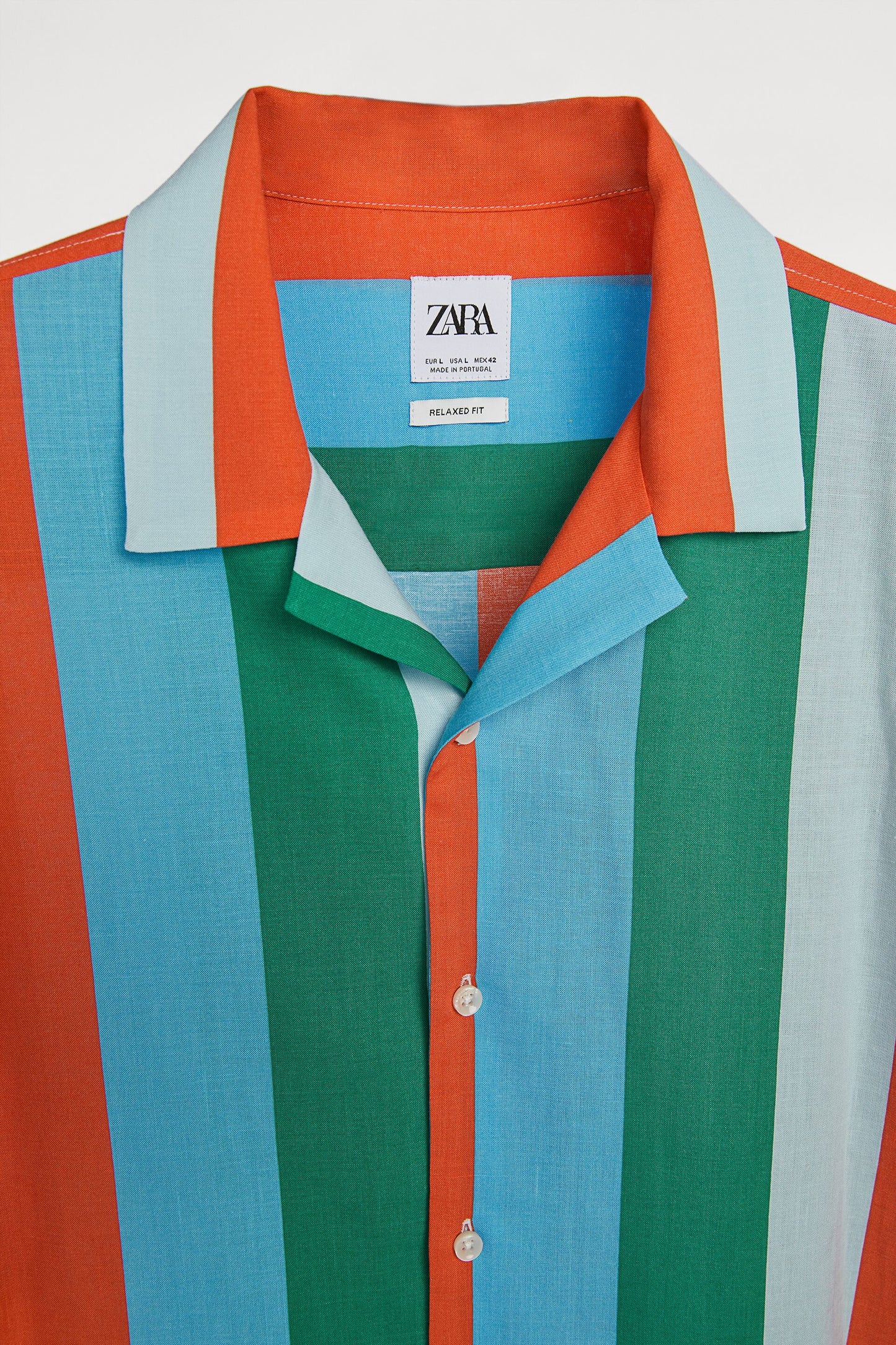ZARA STRIPED PRINT SHIRT