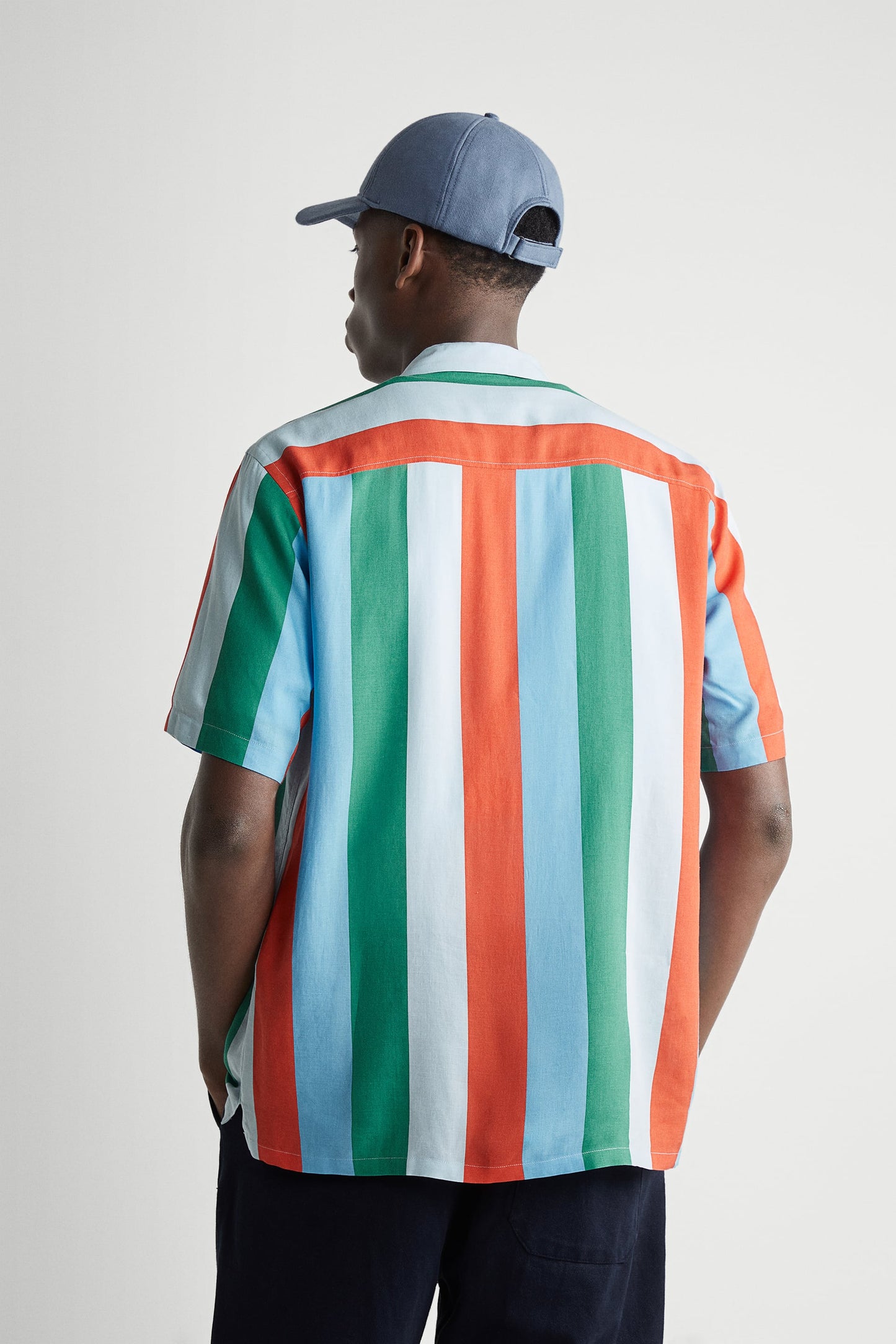 ZARA STRIPED PRINT SHIRT