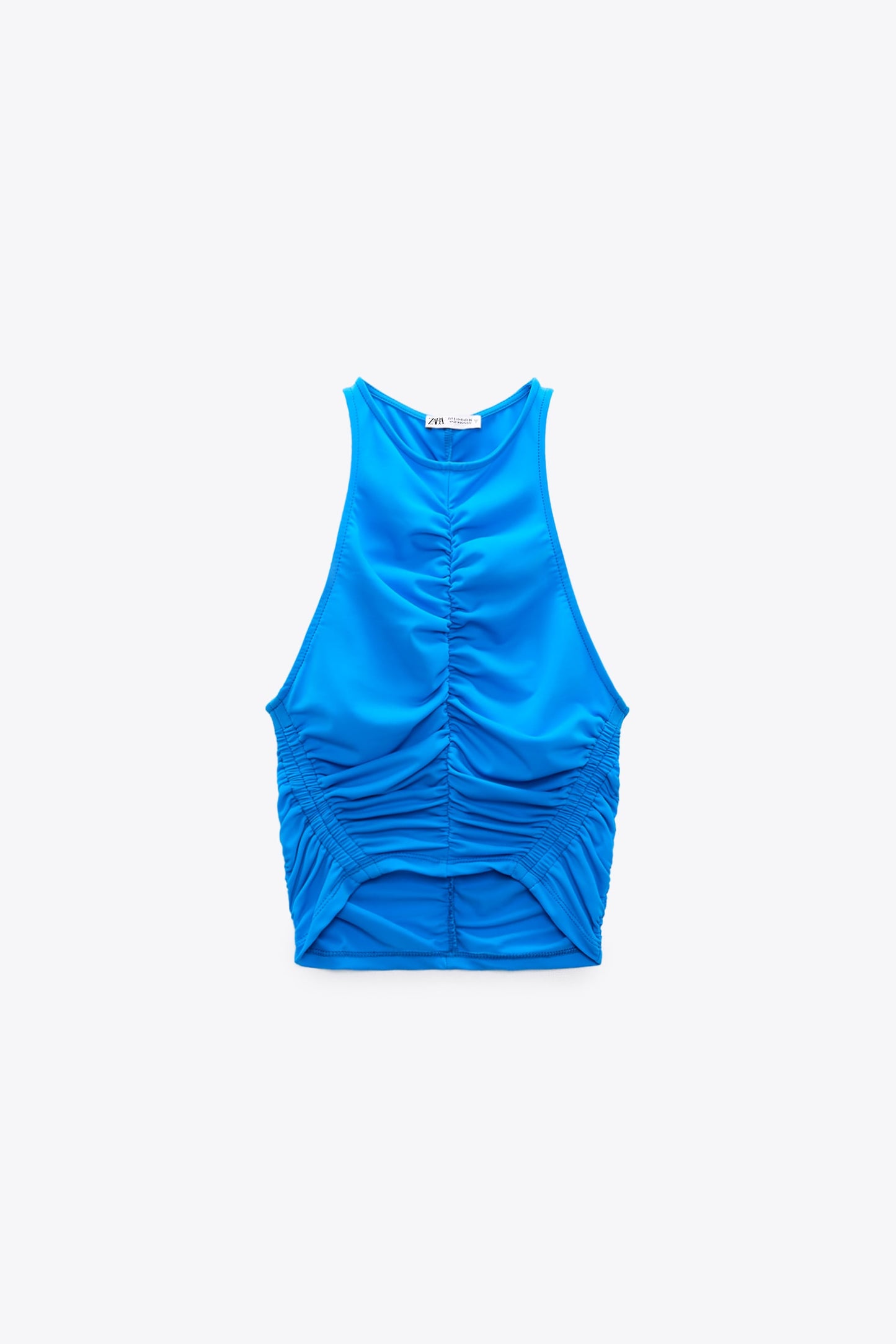 ZARA FRONT RUCHED TOP