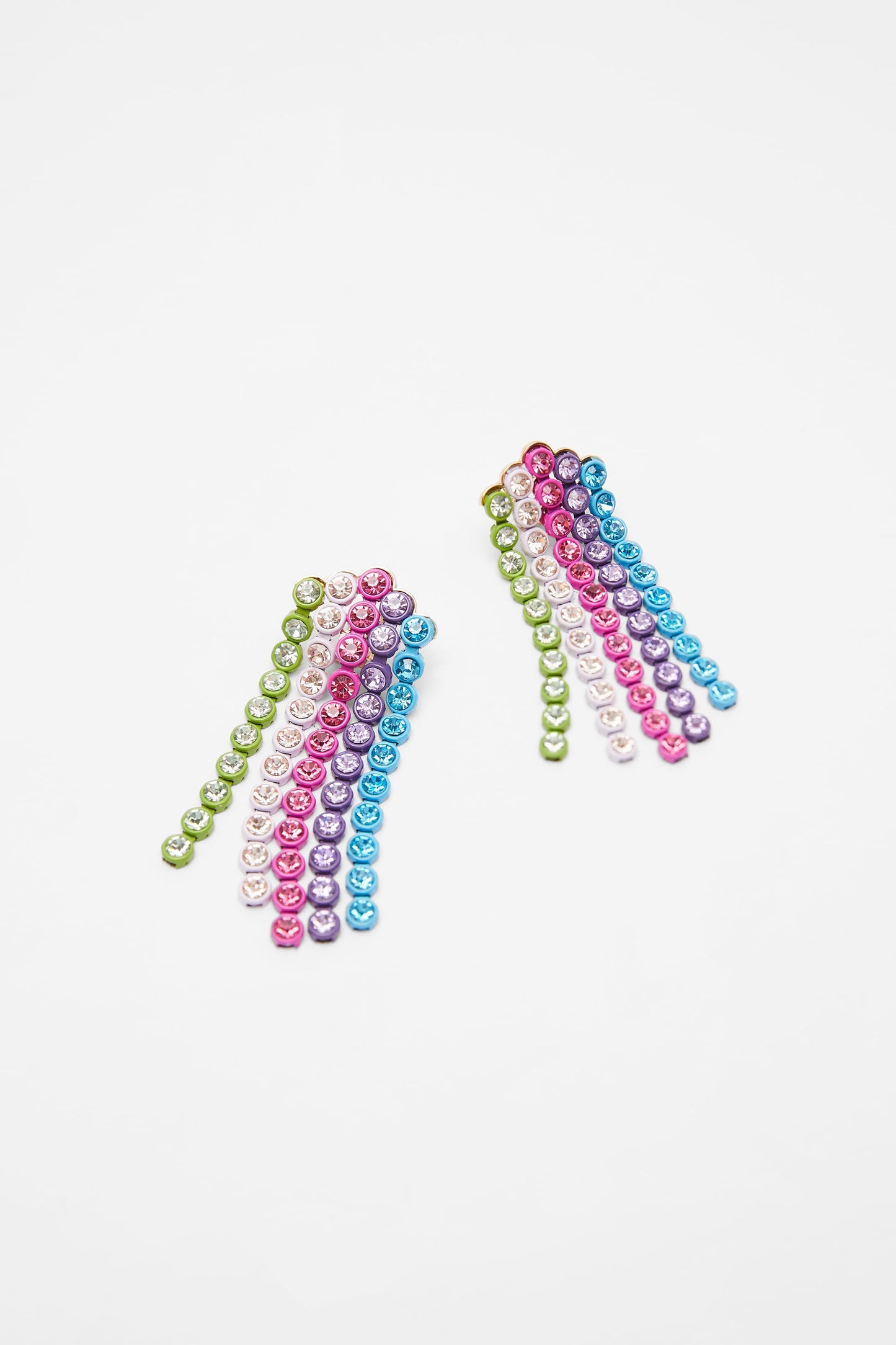 ZARA SPARKLY WATERFALL EARRINGS