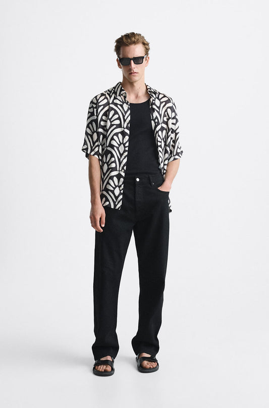 ZARA GEOMETRIC PRINT SHIRT | ZARA MAN