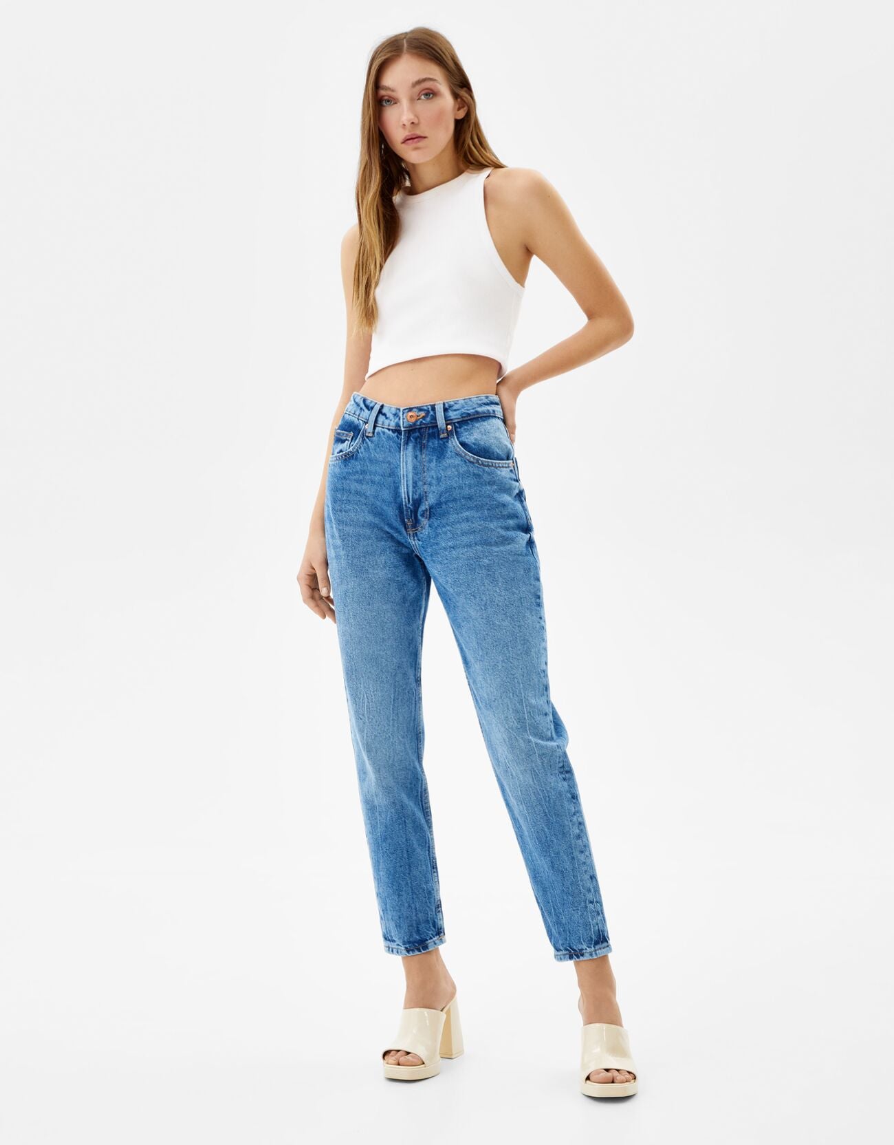 Bershka vintage clearance denim jeans