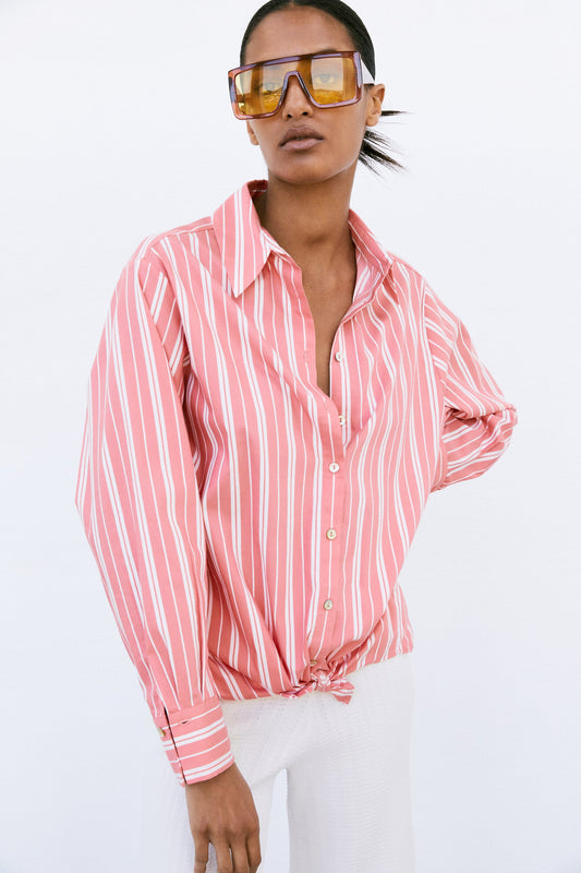 ZARA OVERSIZED STRIPED SHIRT