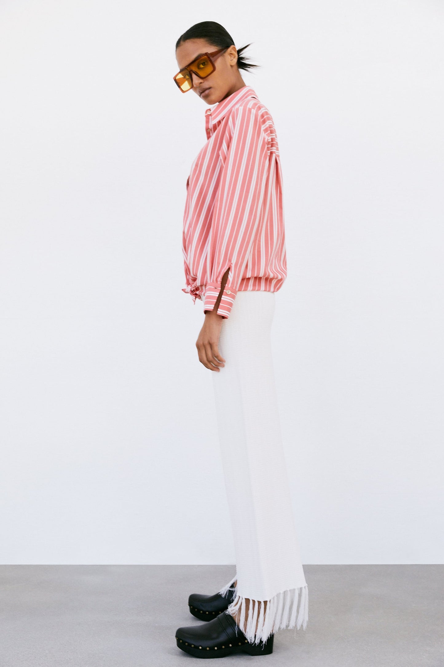 ZARA OVERSIZED STRIPED SHIRT