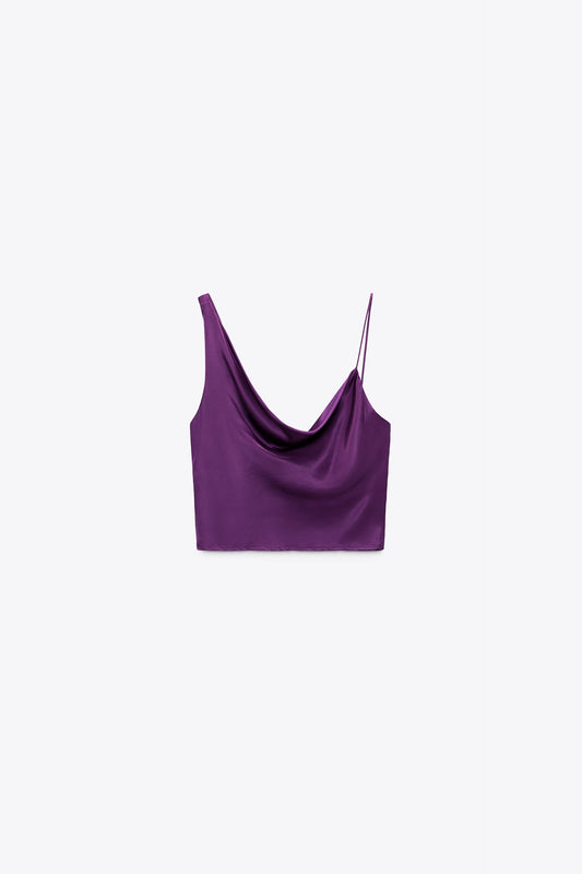 ZARA SATIN CAMISOLE TOP