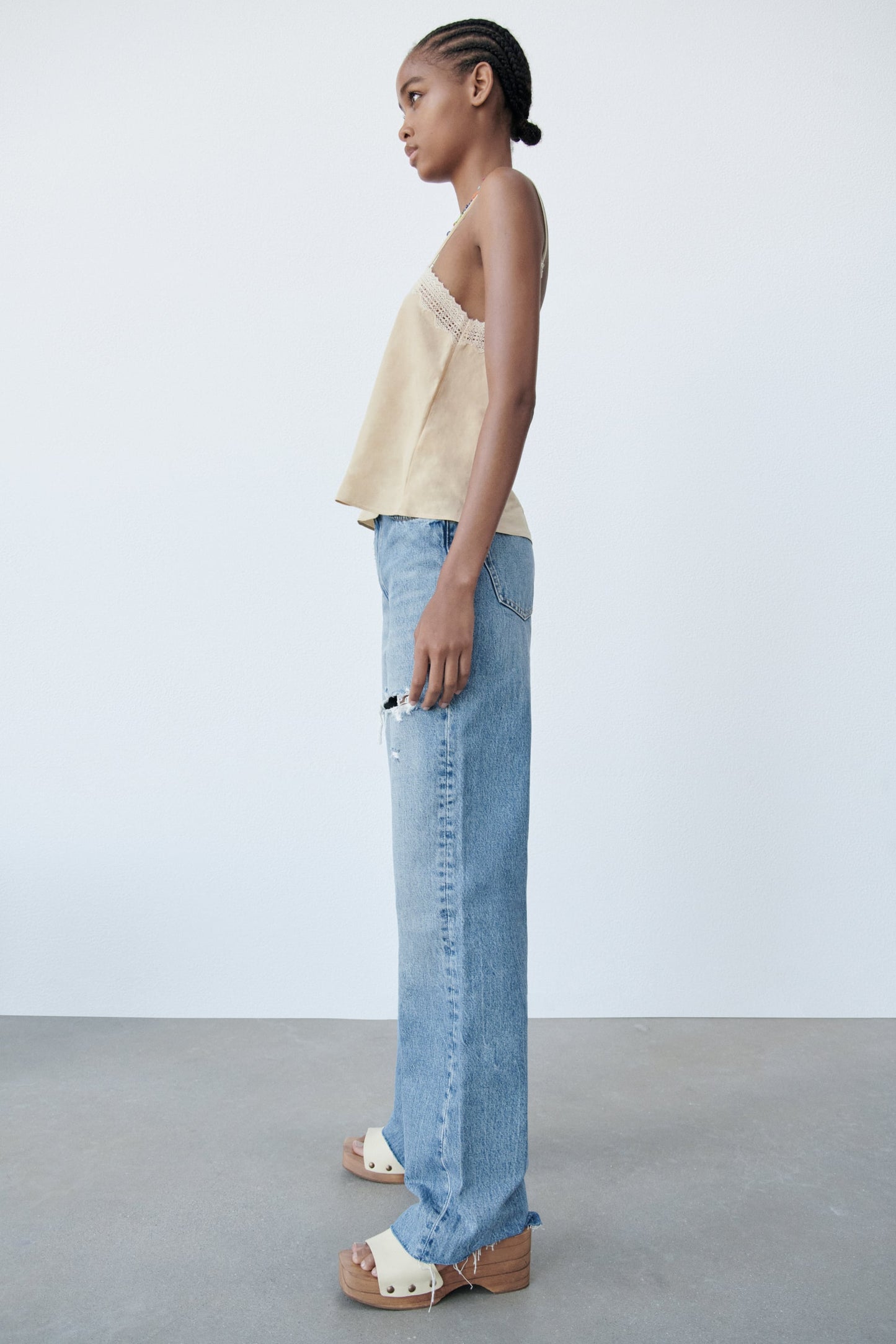 ZARA CAMISOLE WITH LINEN