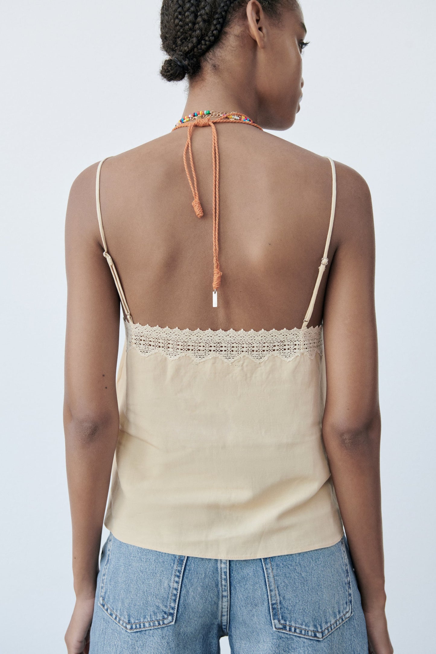 ZARA CAMISOLE WITH LINEN