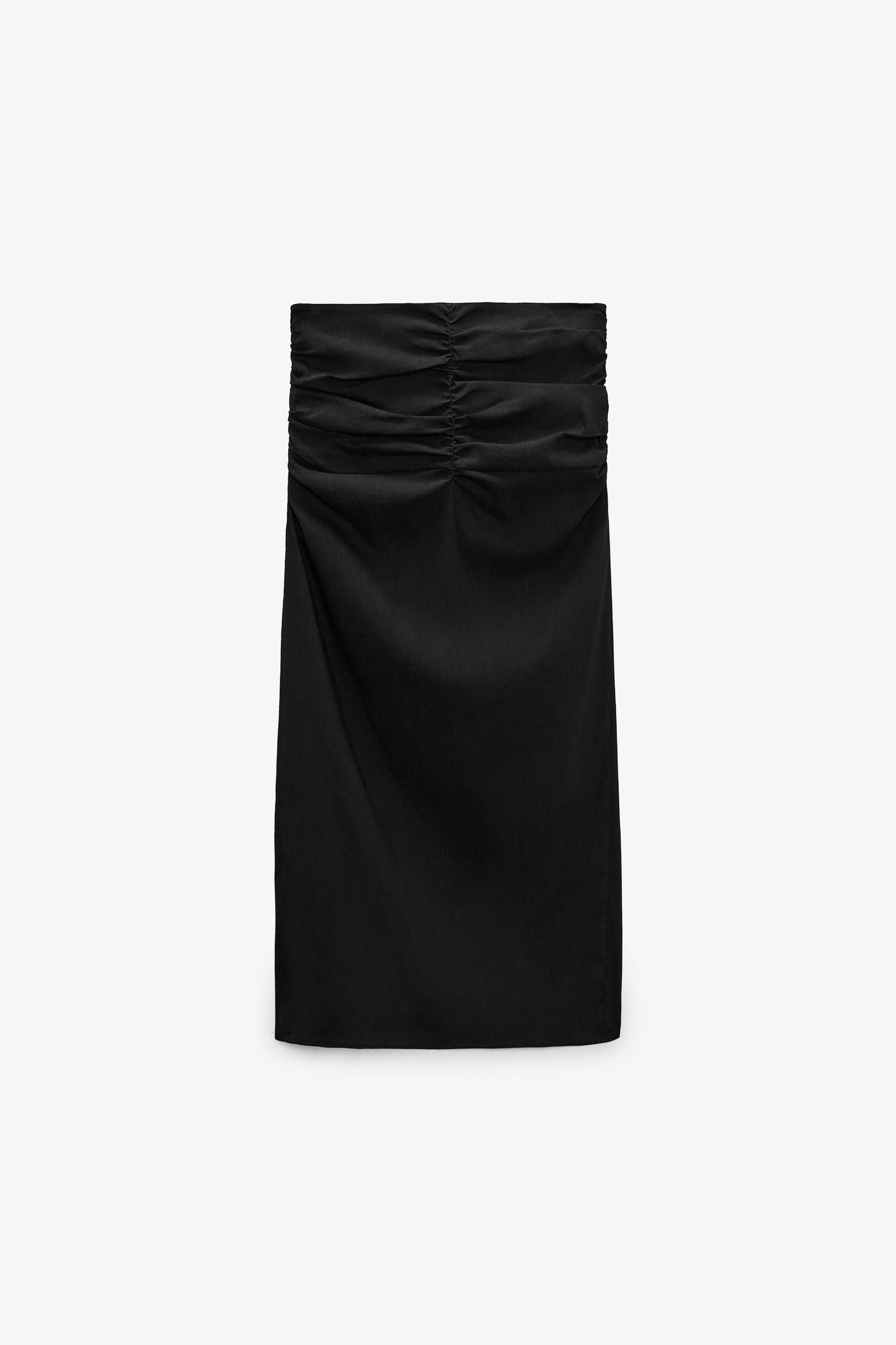 ZARA DRAPED MIDI SKIRT