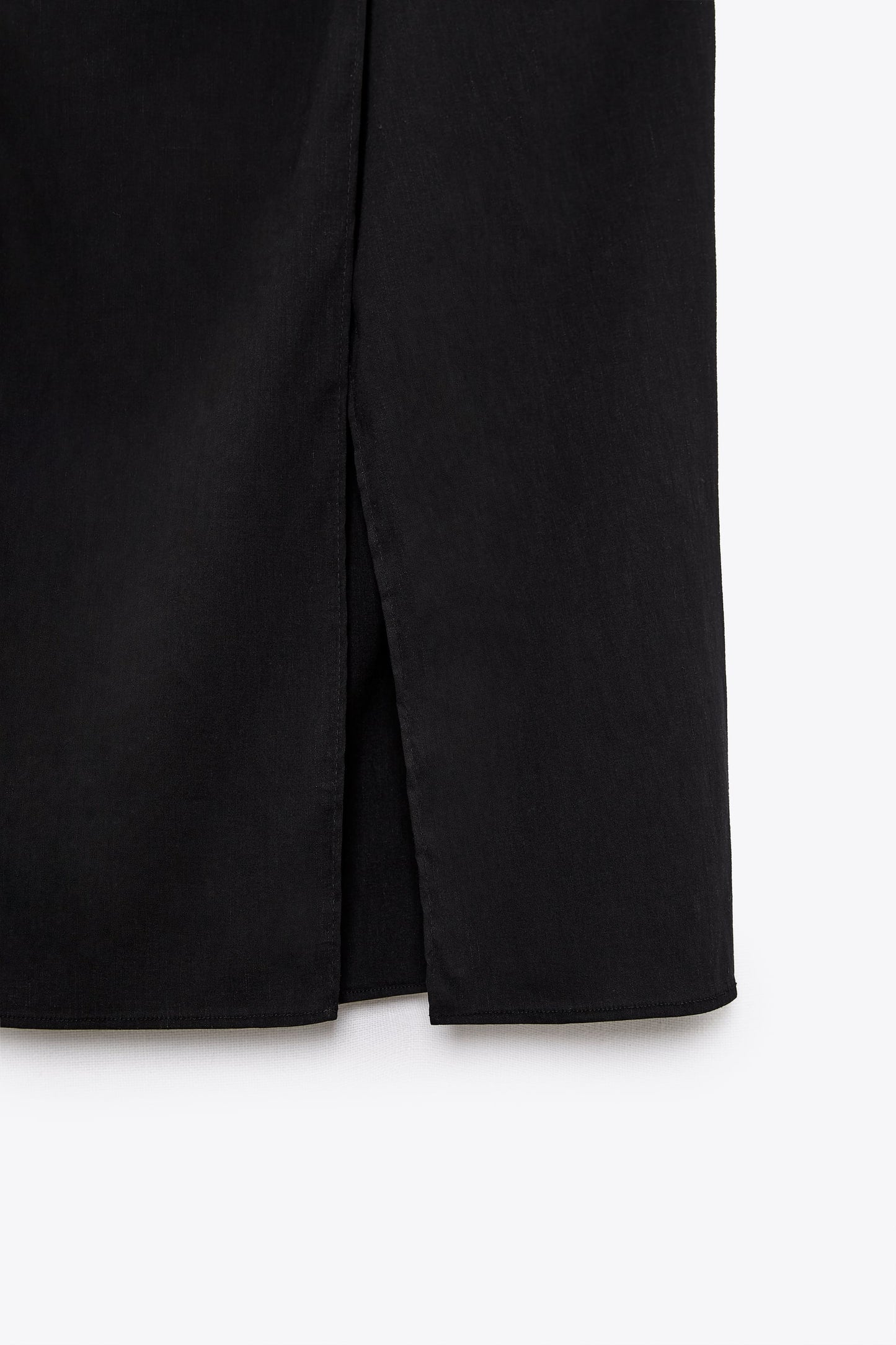 ZARA DRAPED MIDI SKIRT