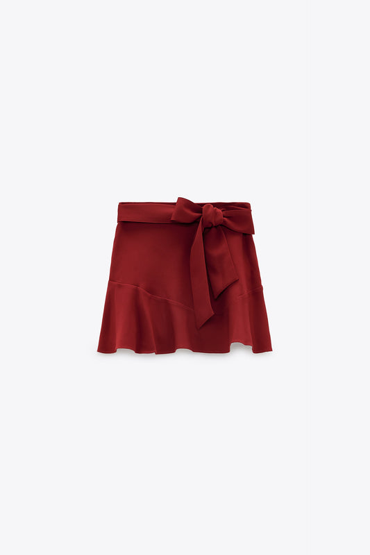 ZARA BELTED SKORT