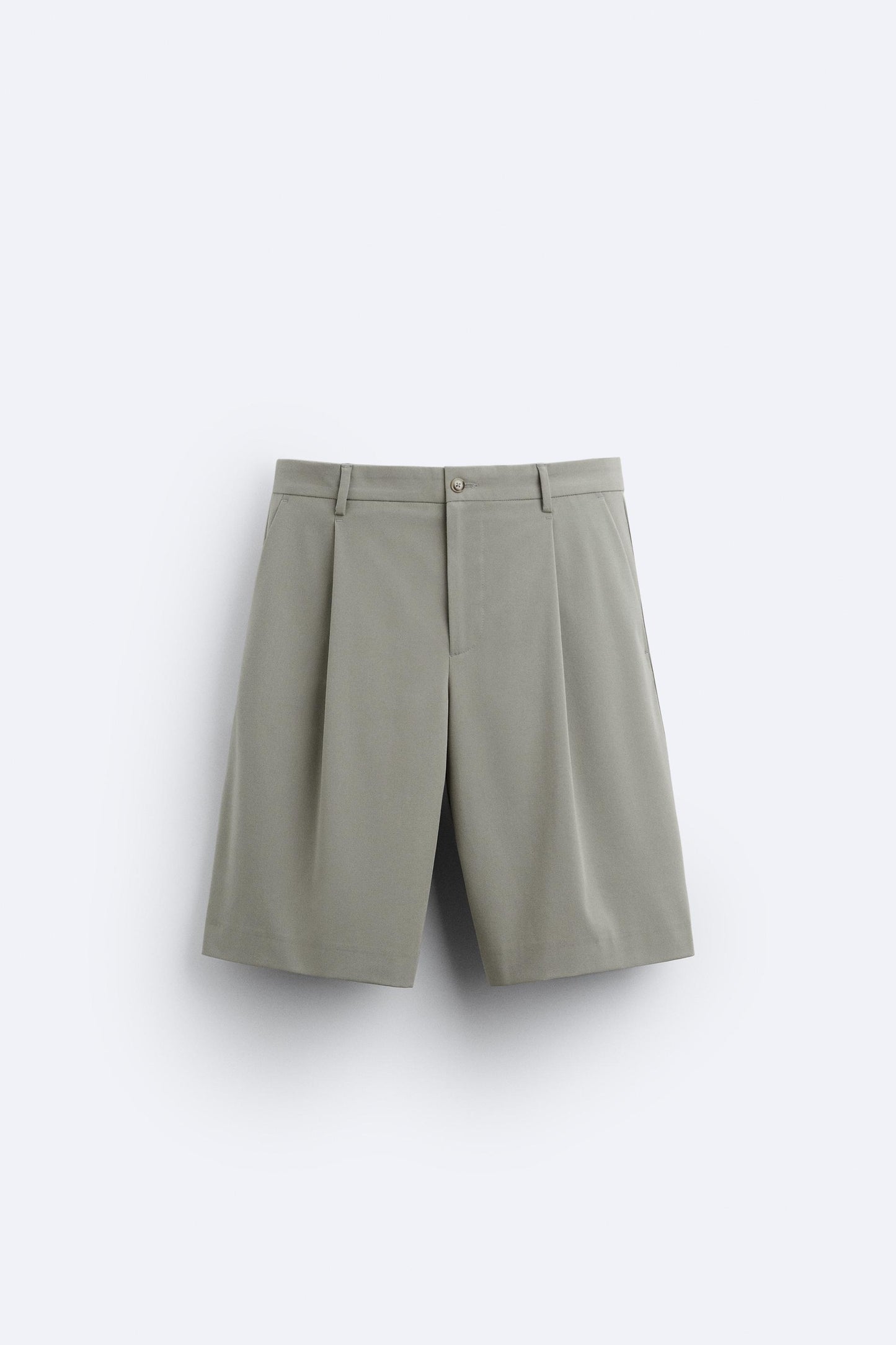 ZARA FLOWING BERMUDA SHORTS WITH PLEATS | ZARA MAN