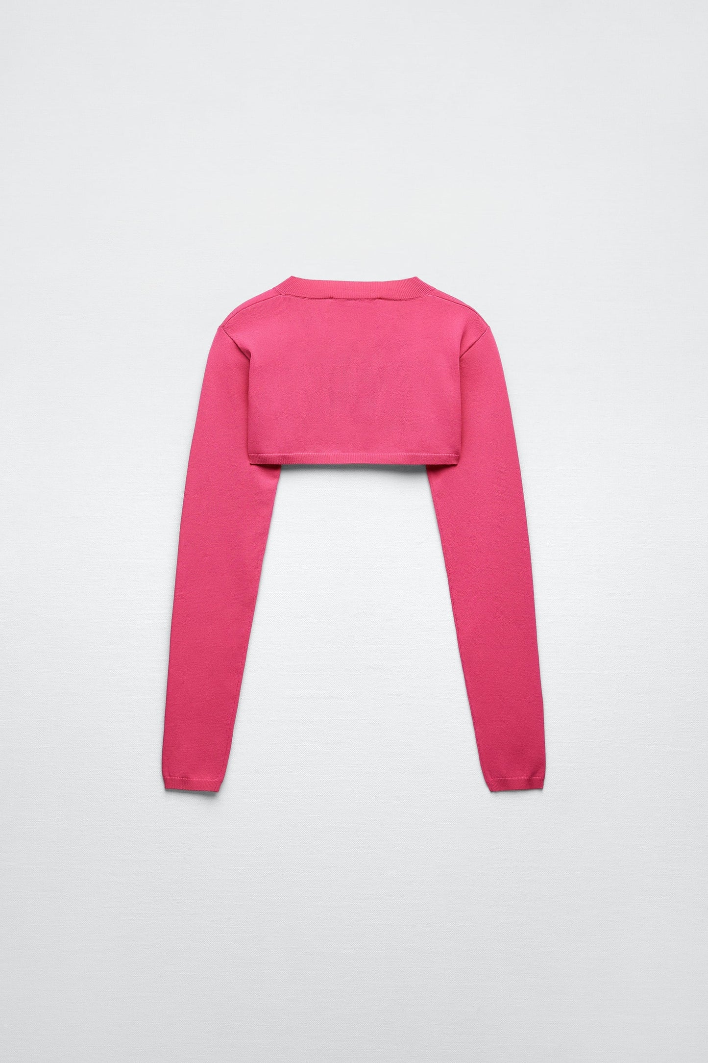 ZARA KNIT CROPPED JACKET