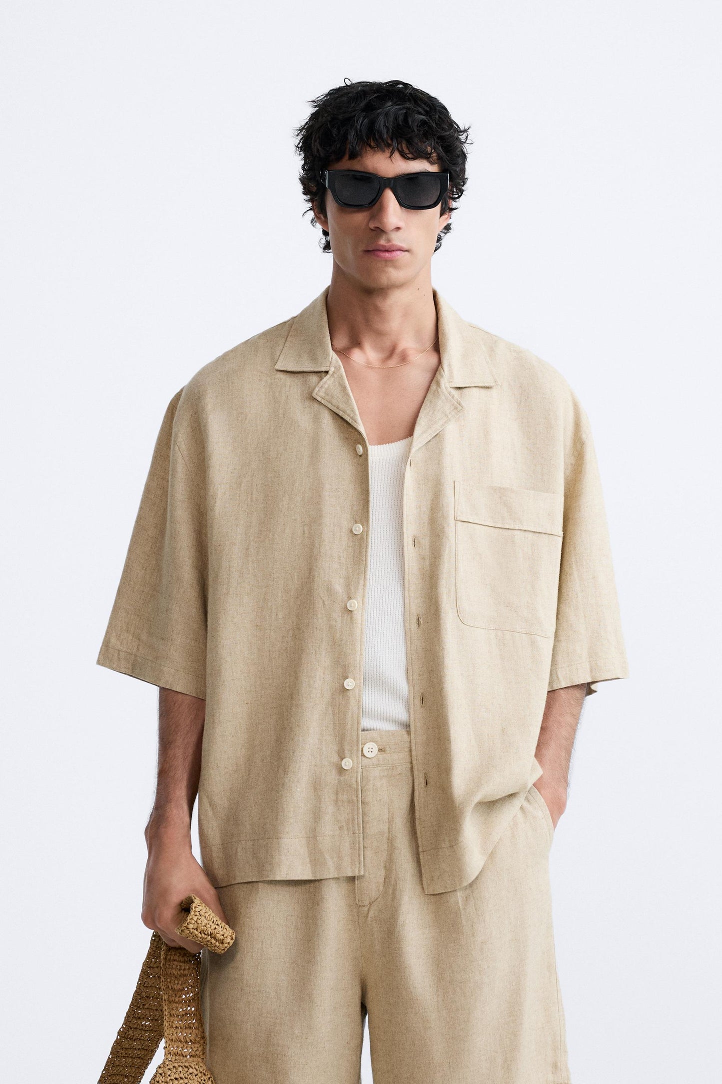 ZARA LINEN VISCOSE SHIRT | ZARA MAN