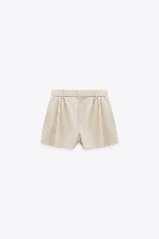 ZARA PLEATED SHORTS