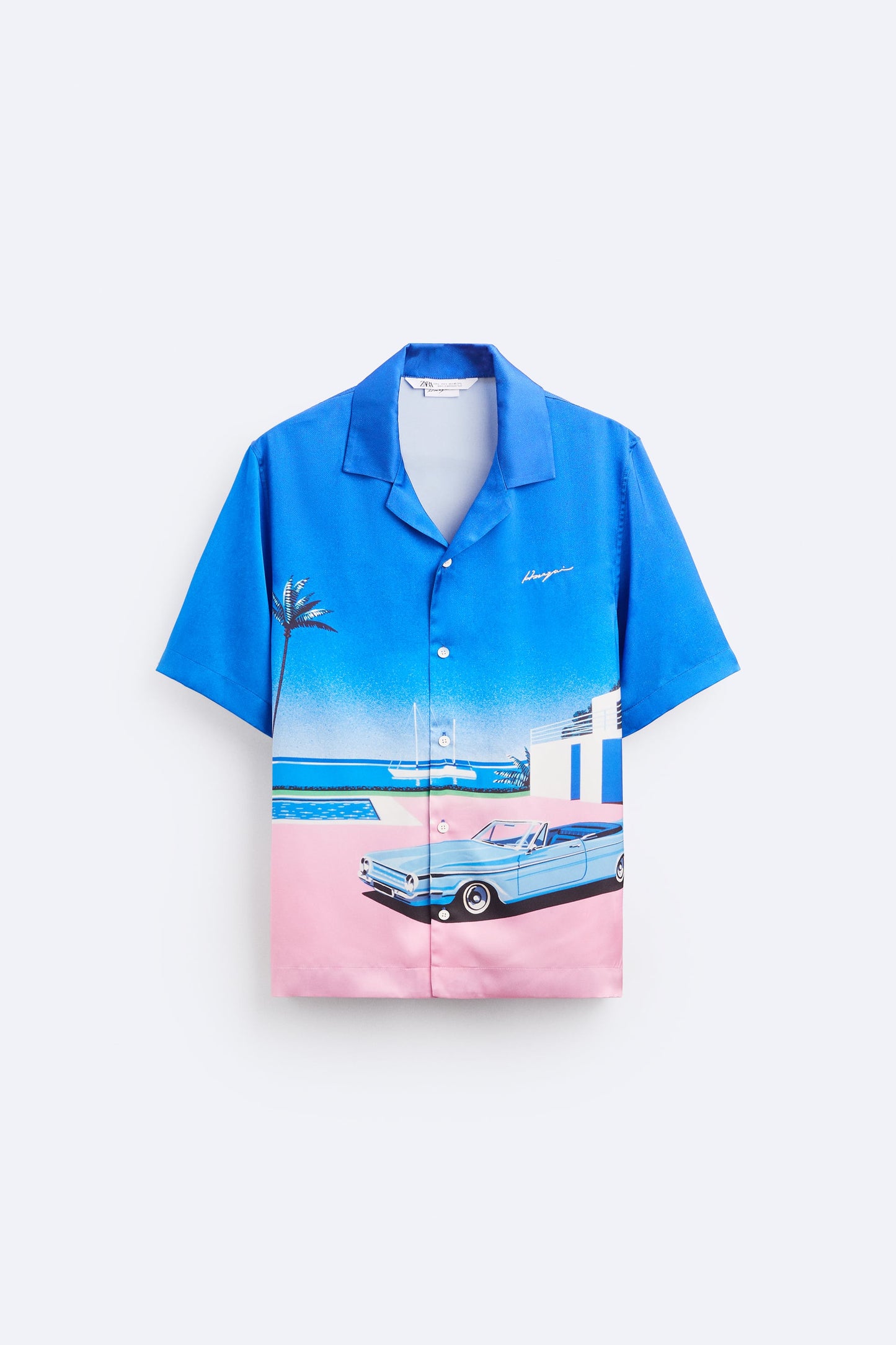 ZARA PRINTED © HIROSHI NAGAI SHIRT