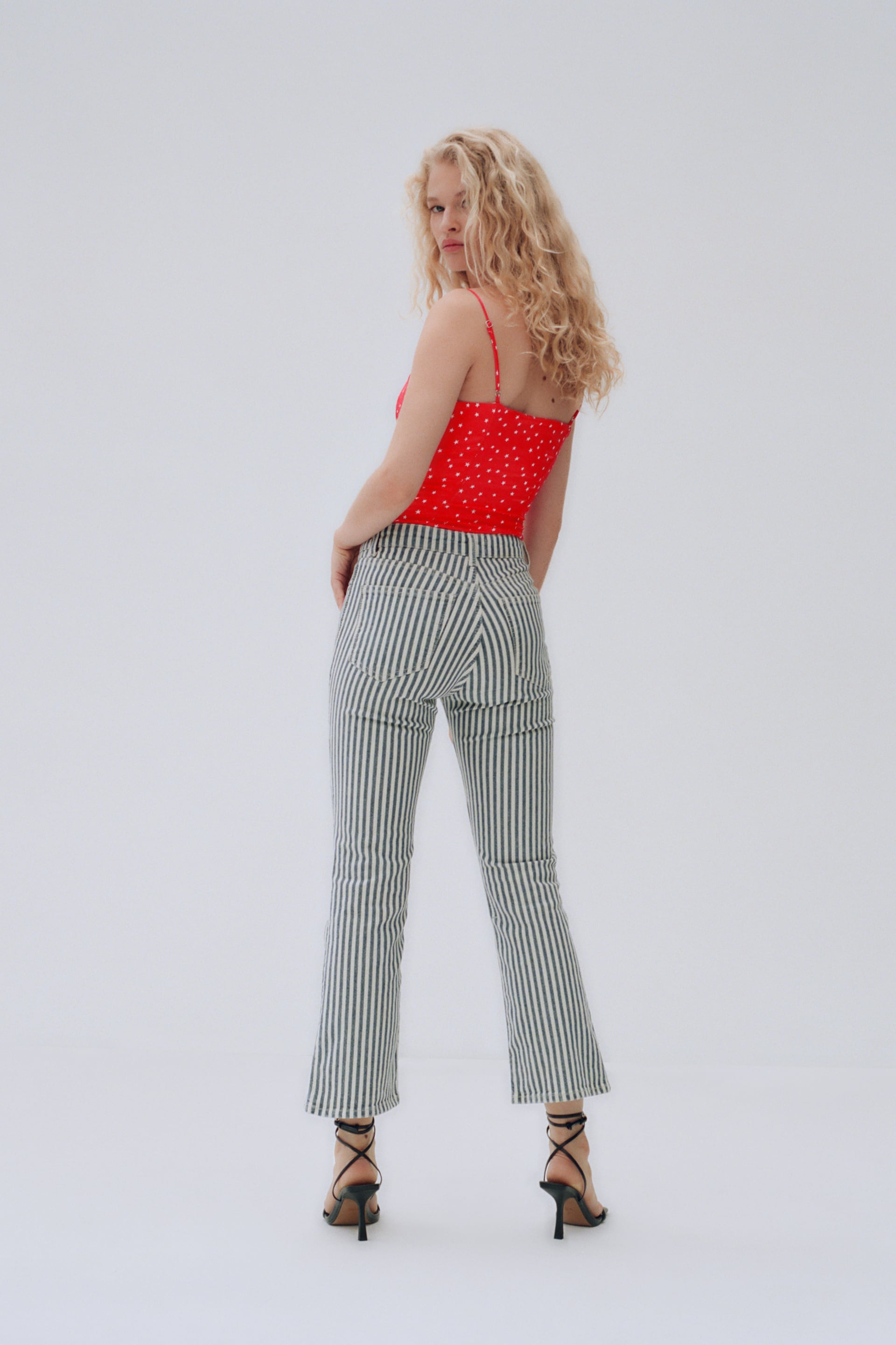 ZARA RED TROUSERS WITH SIDE STRIPE SIZE XS, L Ref. 2267/778 £46.46 -  PicClick UK