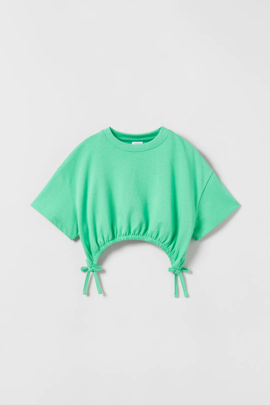 ZARA T-SHIRT WITH BOWS | ZARA GIRL