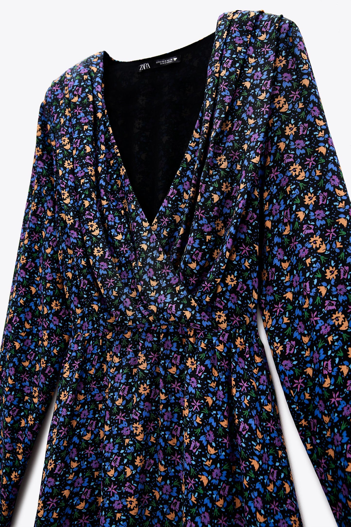 ZARA BLUE FLORAL PRINTED