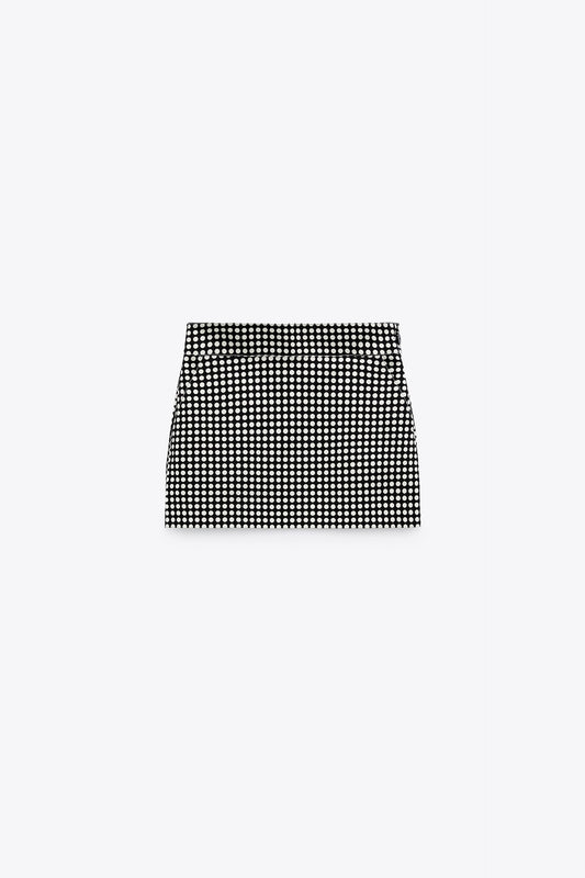 ZARA POLKA DOT MINI SKIRT