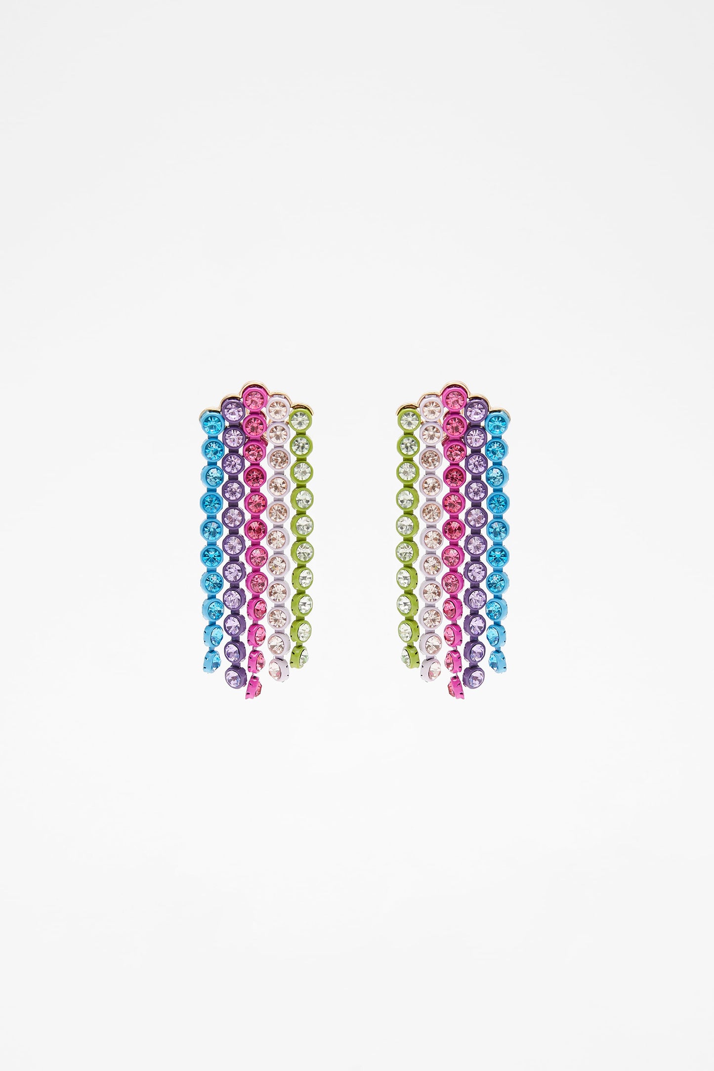 ZARA SPARKLY WATERFALL EARRINGS