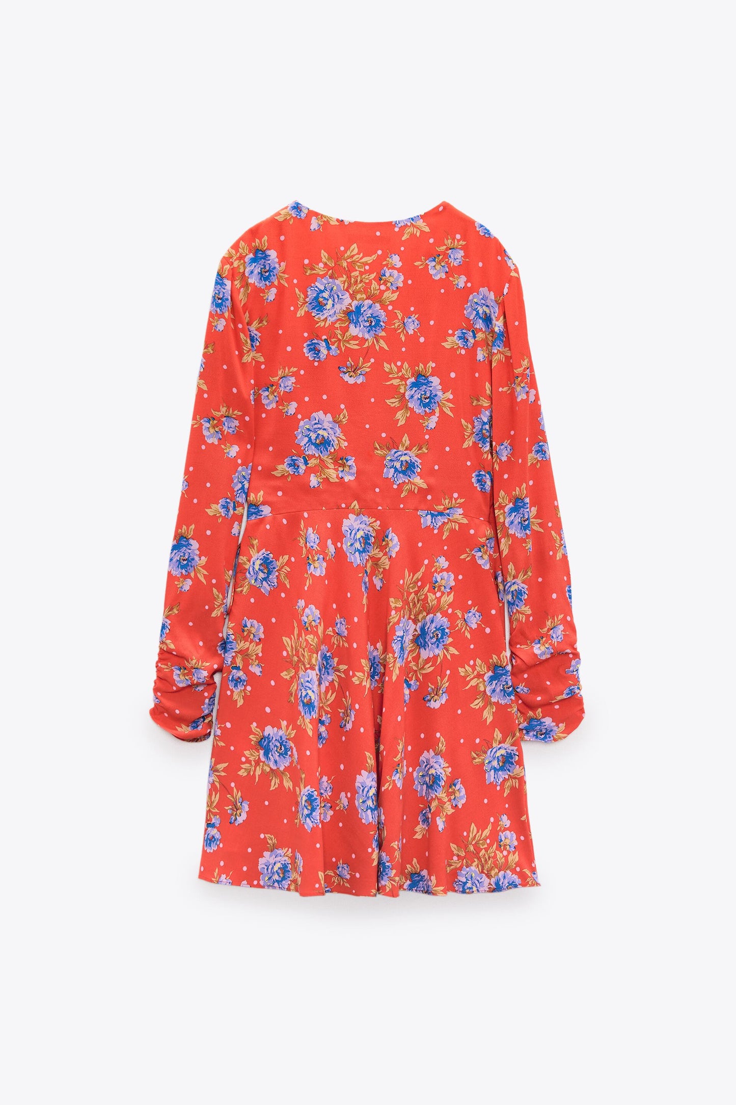 ZARA RED FLORAL DRESS